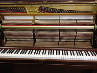 ED. Seiler Upright Piano 内装