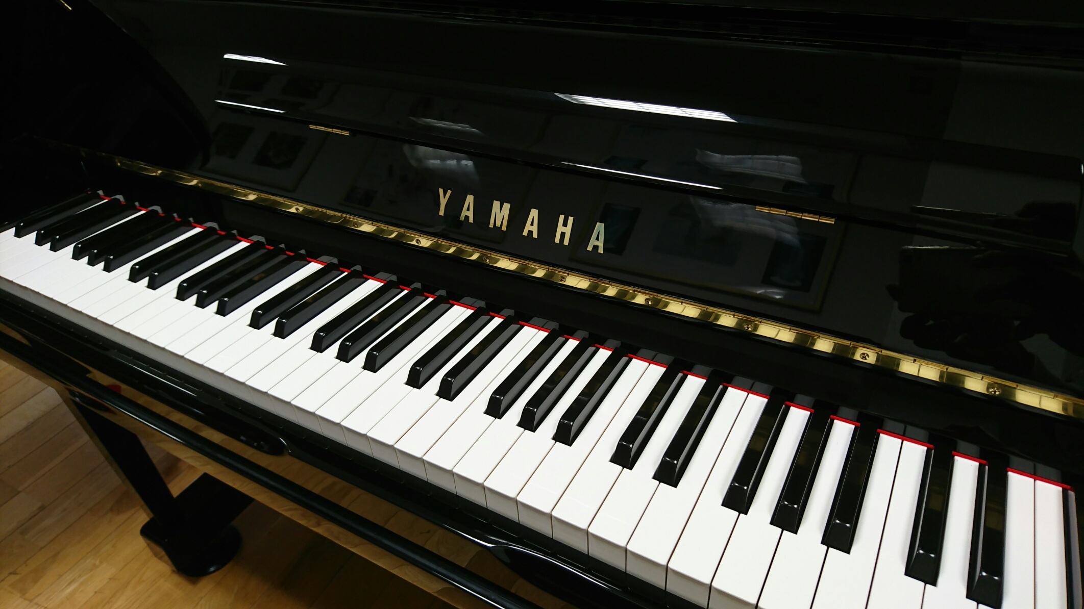 YAMAHA U10A　鍵盤