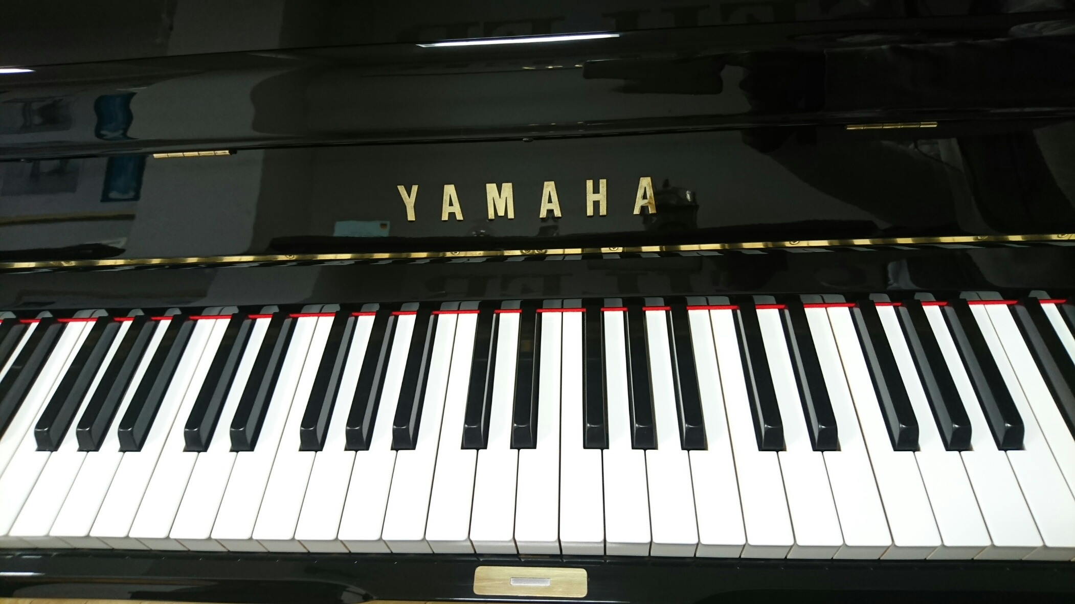 YAMAHA U1M　鍵盤