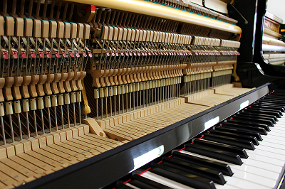 YAMAHA U3H　鍵盤