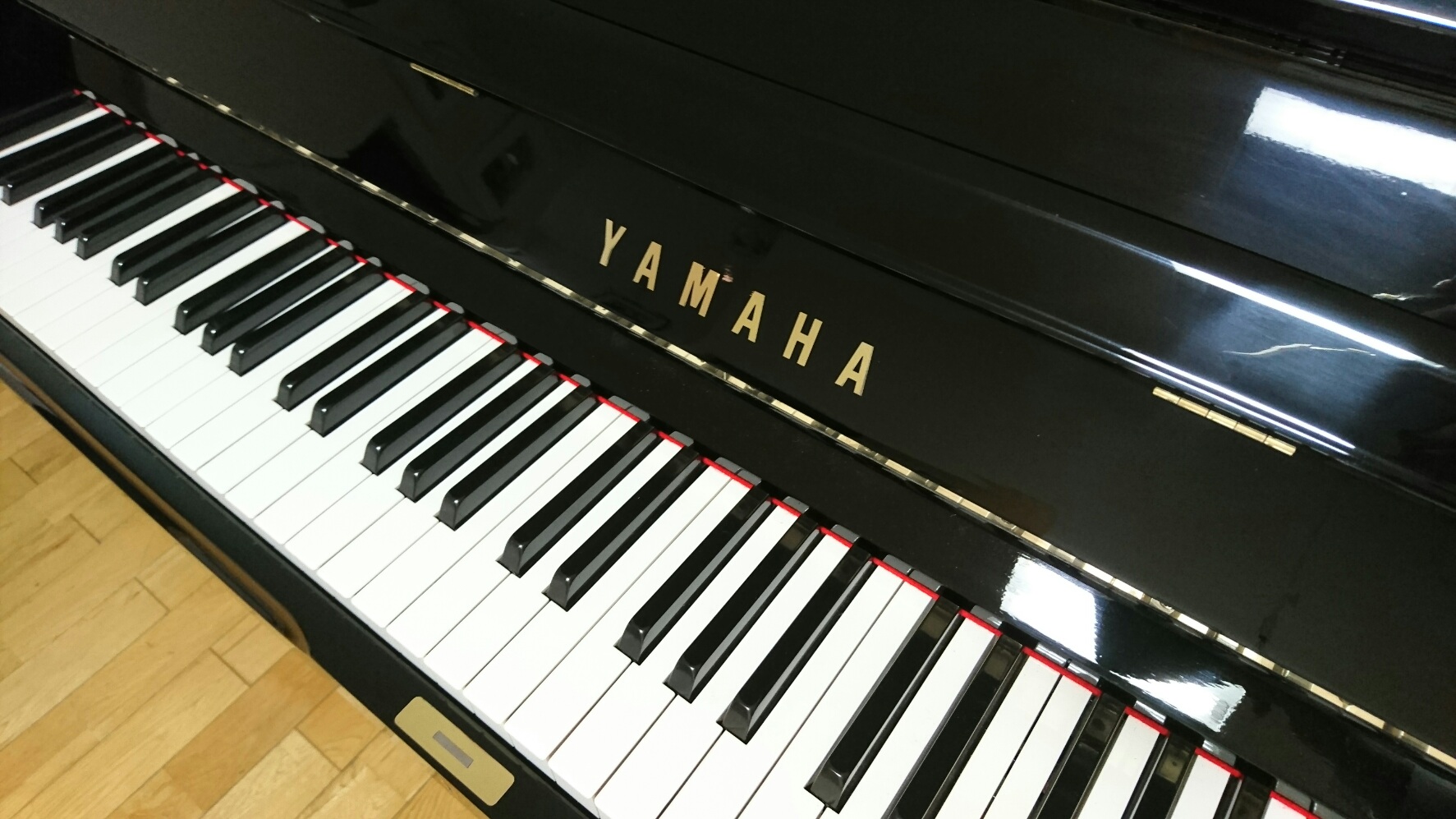 YAMAHA U3H　鍵盤