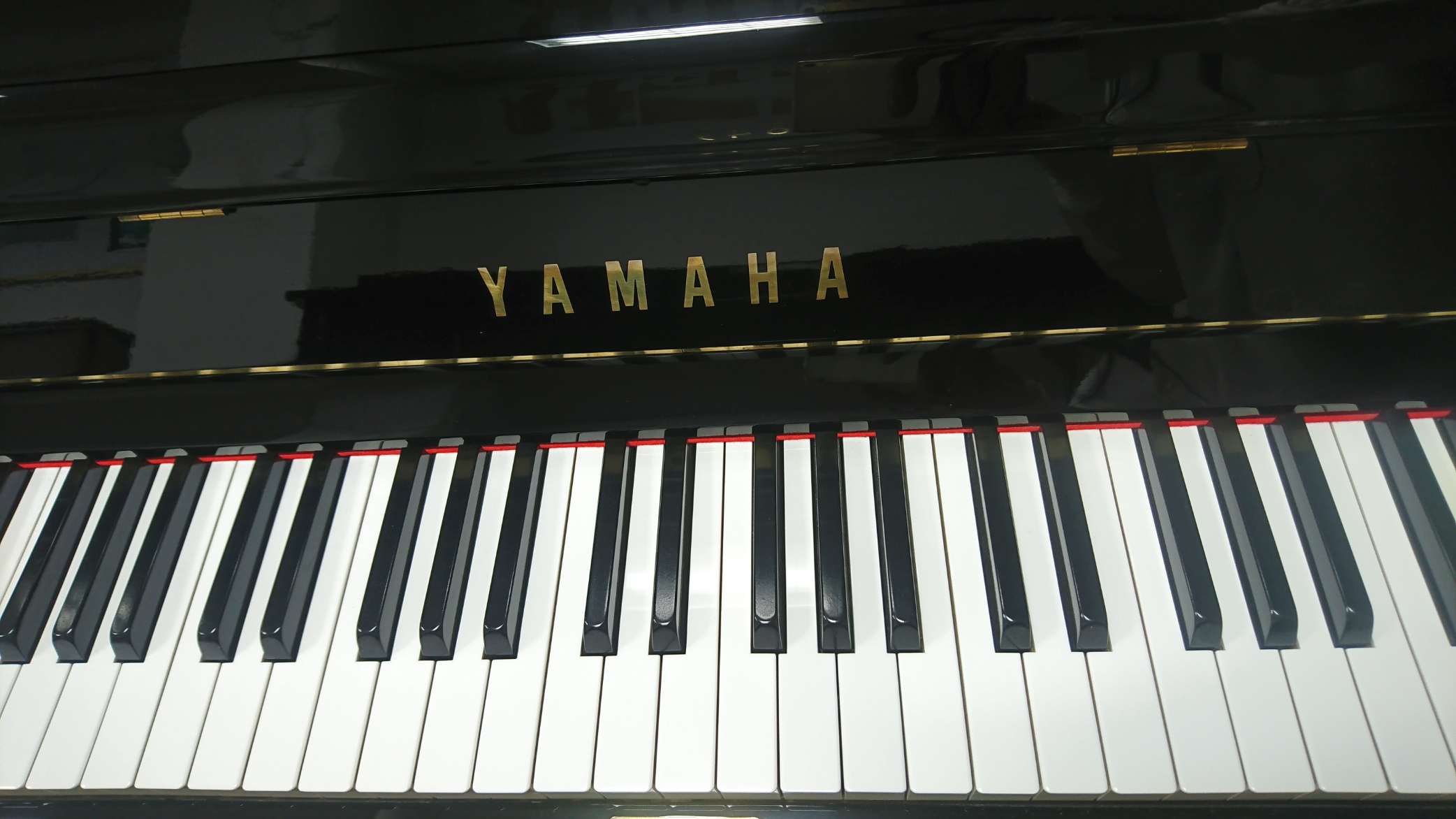 YAMAHA U3H　鍵盤